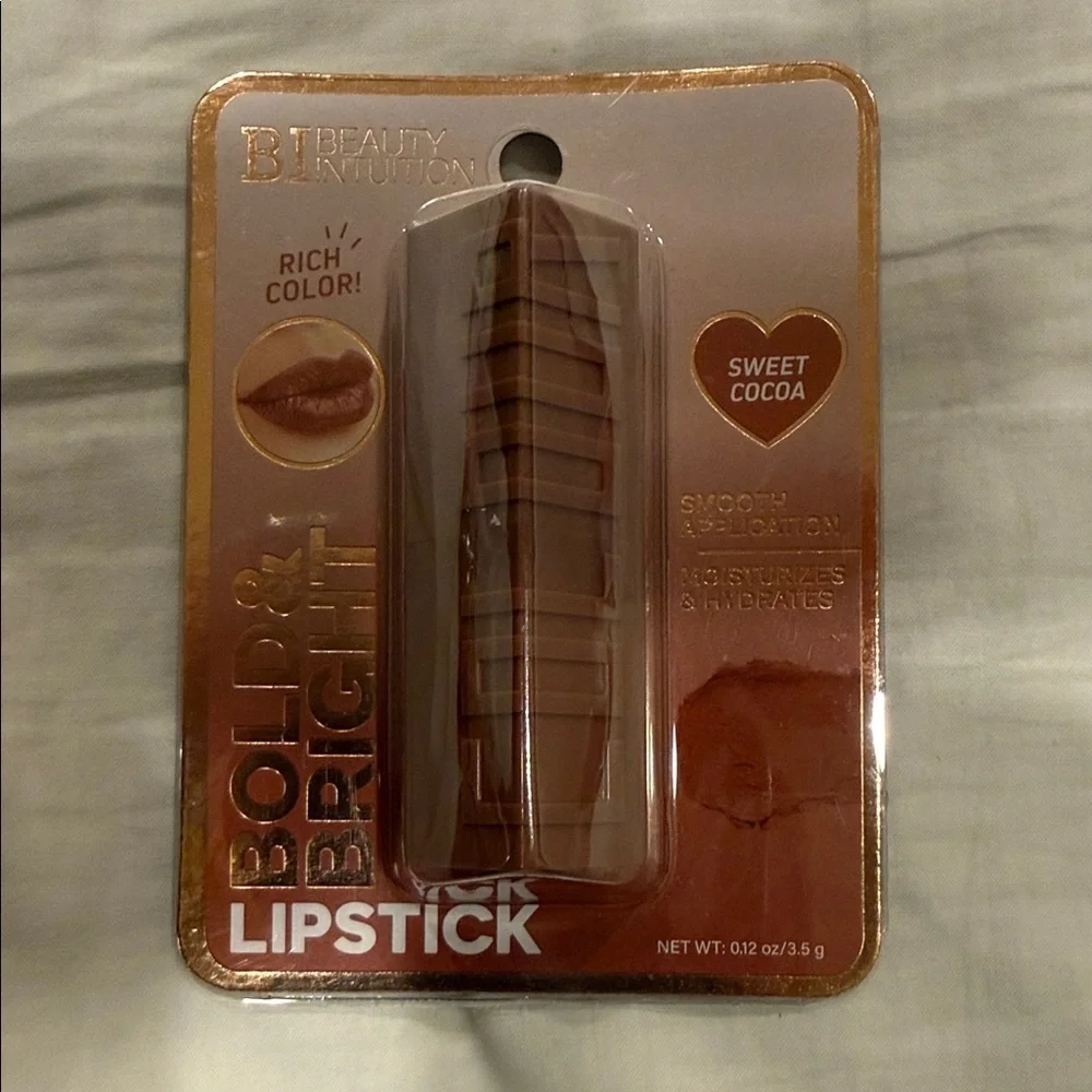Bold & Bright Lipstick Set - Dusty Rose, Juicy Cherry, Sweet Cocoa